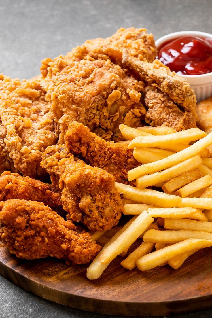 Chips and chicken