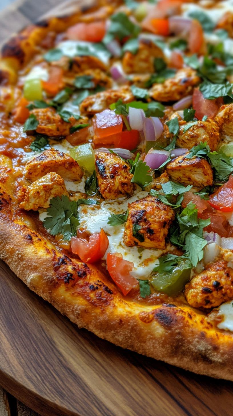 Chicken and Mushroom Pizza