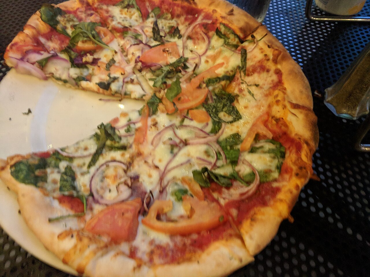 Garden pizza