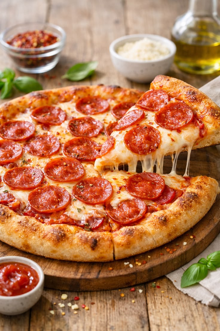 Loaded pizza