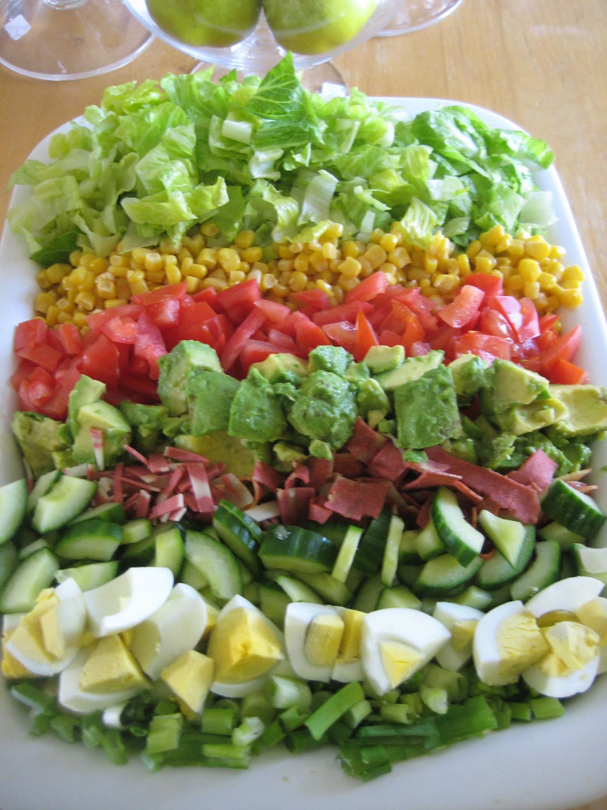 Loaded cobb salad