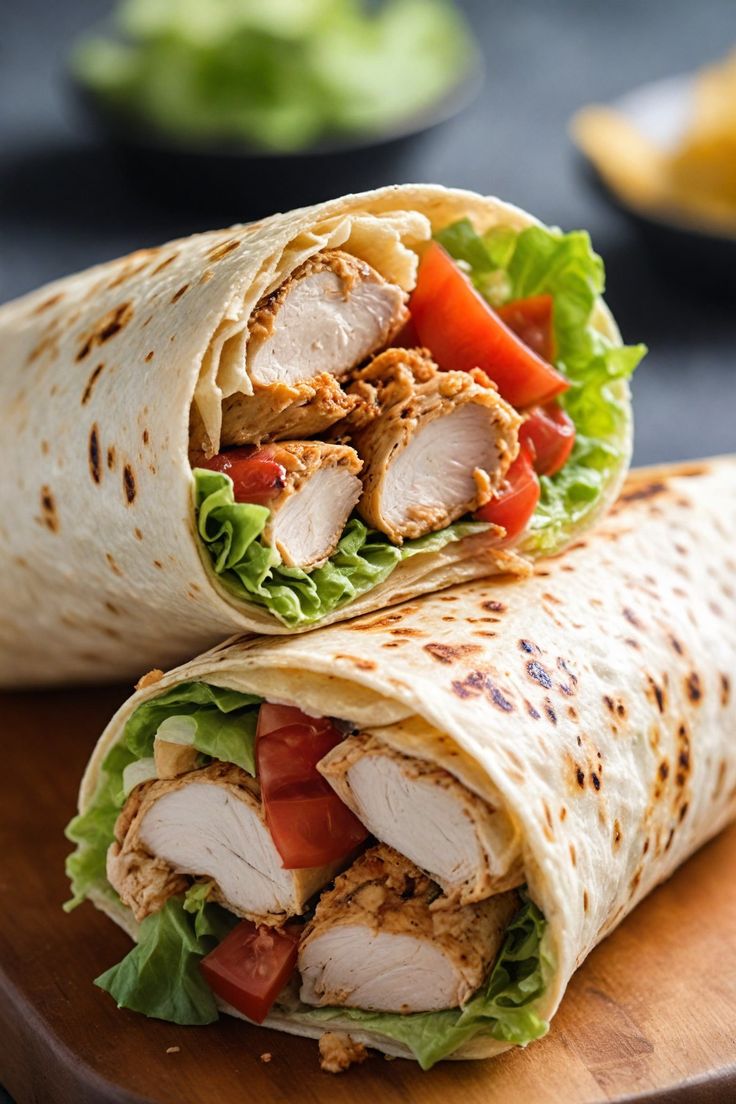 Grilled chicken shawarma
